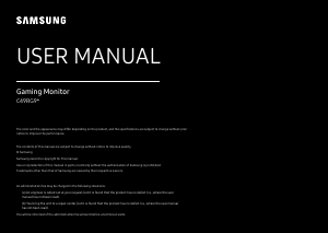 Handleiding Samsung C49RG90SSP LED monitor