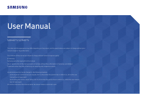 Handleiding Samsung S24A400UJU LED monitor