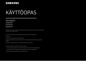 Käyttöohje Samsung S24AG320NU LED-näyttö