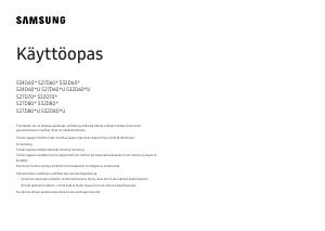 Käyttöohje Samsung S24D600EAU LED-näyttö