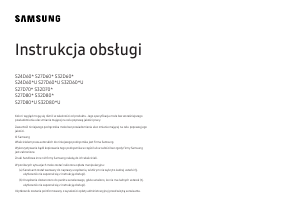 Instrukcja Samsung S24D600EAU Monitor LED
