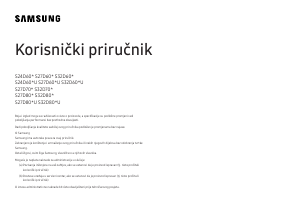 Priručnik Samsung S24D600UAU LED zaslon