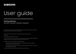 Handleiding Samsung S27DG502EU LED monitor