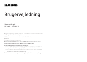 Brugsanvisning Samsung S27DG602SU LED-skærm