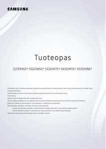 Käyttöohje Samsung S32DM702UU LED-näyttö