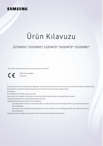 Kullanım kılavuzu Samsung S32DM703UU LED ekran