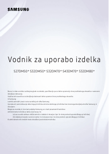Priročnik Samsung S43DM702UU LED-zaslon