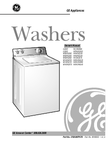 Manual GE S3200 Washing Machine