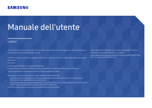 Manuale Samsung U28R550UQP Monitor LED