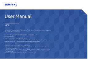 Handleiding Samsung U32R591CWP LED monitor
