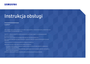 Instrukcja Samsung U32R591CWP Monitor LED