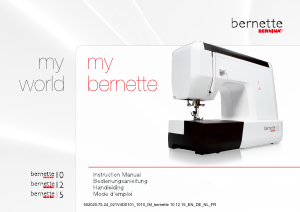 Mode d’emploi Bernina Bernette 15 Machine à coudre