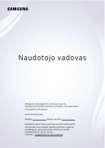 Vadovas Samsung QE55QN95DAT LED televizorius