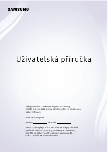 Manuál Samsung QE55QNX1DAT LED televize