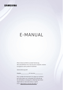 Mode d’emploi Samsung UA65RU7170U Téléviseur LED