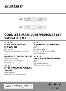 Manual SilverCrest IAN 452787 Manicure-Pedicure Set