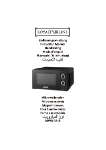 كتيب Royalty Line MWO-3818 جهاز ميكروويف