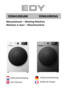 Manual Edy EDWA14902AG Washing Machine