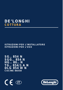 Manuale DeLonghi SGW 854 N Cucina