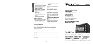 Bedienungsanleitung First Austria FA-5047 Backofen