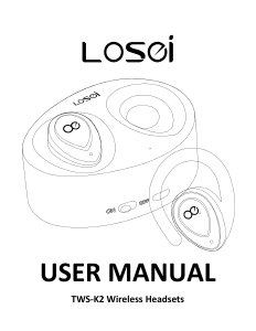 Manual Losei TWS-K2 Headphone