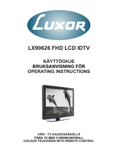 Handleiding Luxor LX90626 LCD televisie