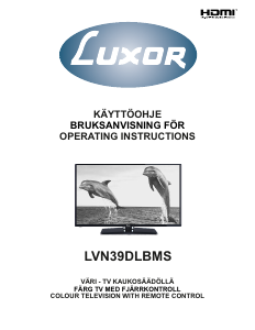 Bruksanvisning Luxor LVN39DLBMS LED TV