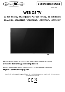 Bedienungsanleitung Reflexion LDDX27IBT LED fernseher