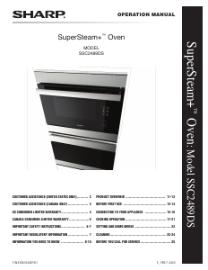 Handleiding Sharp SSC2489DS Oven