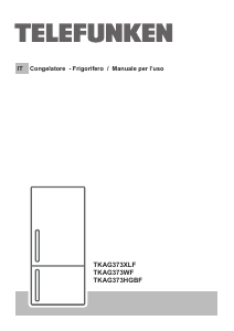 Manuale Telefunken TKAG373WF Frigorifero-congelatore