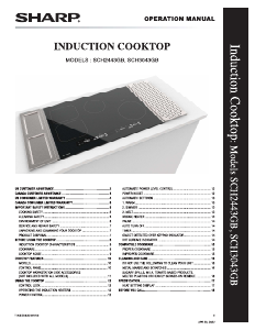 Handleiding Sharp SCH3043GB Kookplaat