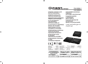 Manual First Austria FA-5096-2 Plită