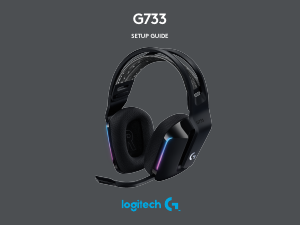 מדריך Logitech G733 אוזניות עם מקרופון