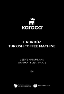 Handleiding Karaca E262 ECM Koffiezetapparaat