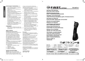 كتيب ماكينة قص الشعر FA-5676-1 First Austria