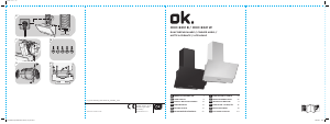 Manuale OK OHO 6341 W Cappa da cucina