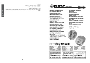 Manual de uso First Austria FA-8116-1 Baño de pie
