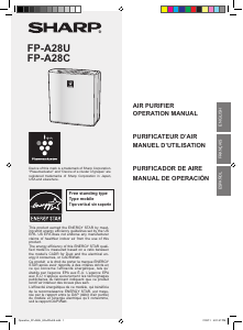 Mode d’emploi Sharp FP-A28U Purificateur d'air