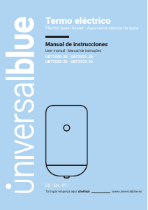 Manual universalblue UBT2500-20 Esquentador