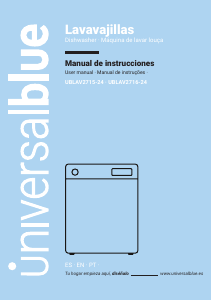 Manual universalblue UBLAV2715-24 Máquina de lavar louça