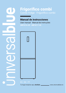 Manual universalblue UBF2217-20 Frigorífico combinado