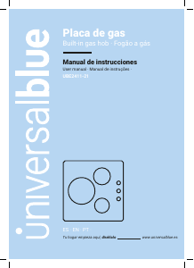 Manual universalblue UBE2411-21 Placa