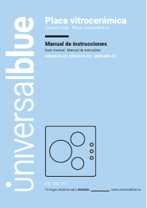 Handleiding universalblue UBE2420-23 Kookplaat