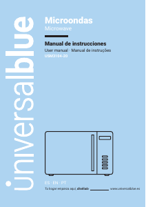 Manual de uso universalblue USM3104-20 Microondas