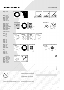 Manual Soehnle 63330 Circle Balance Cântar