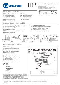Manuale Fantini Cosmi C16 Termostato