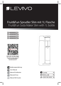 Bedienungsanleitung Levivo 331800000224 Wassersprudler