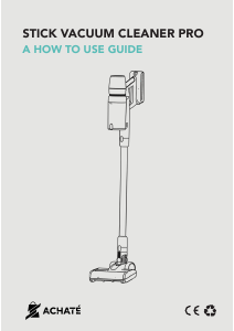 Manual Achaté Pro Vacuum Cleaner