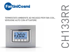 Manuale Fantini Cosmi CH133RR Termostato