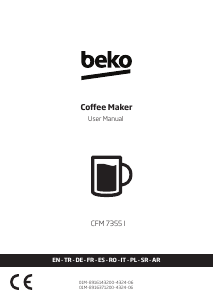 Manual BEKO CFM 7355 I Cafetieră
